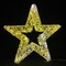 Lighted Star Decor Multi color LED Wire Frame 22.5 Inch Plug In Display
